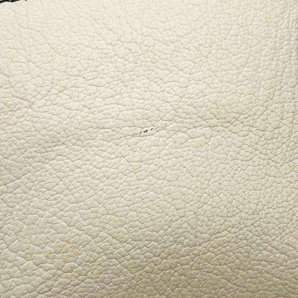 Miu Miu Logo 2way Handbag Beige Bkack - Picture 8 of 16